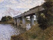 Claude Monet The Railway Bridge oil painting reproduction